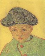 Vincent Van Gogh Portrait of Camille Roulin (nn04) oil on canvas